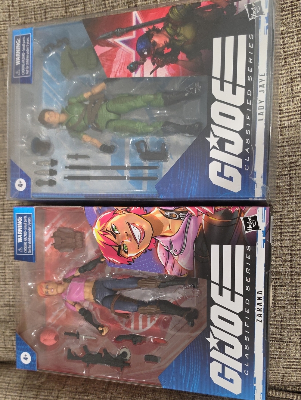Hasbro G.I. Joe Classified Series Lady Jaye (Green) & Zarana (Pink) 2-Pack